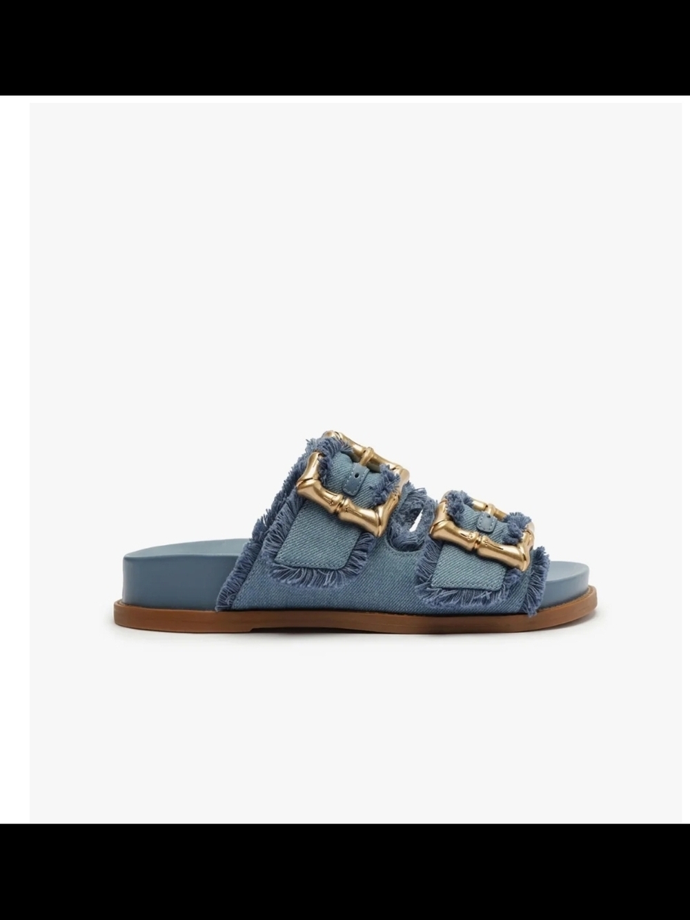 Schutz Enola Sporty Denim Sandal